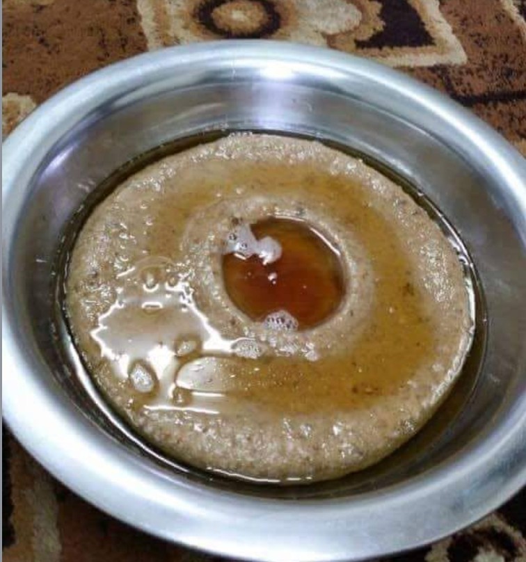 عصيد مع العسل