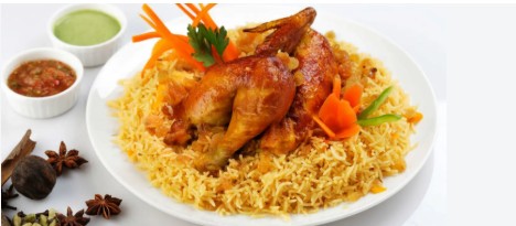 دجاج شواية مع رز